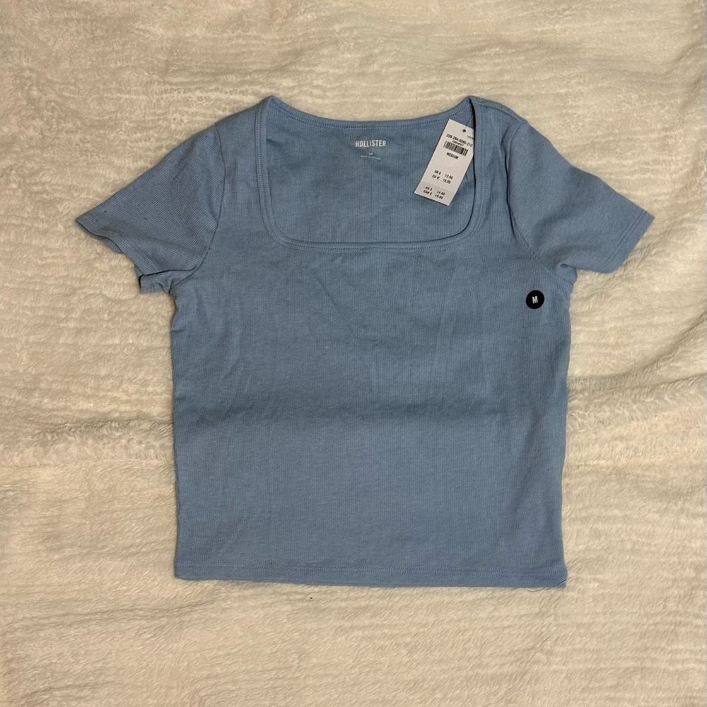 Hollister Light Blue Short Sleeve Tee